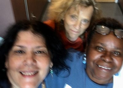 Sonia, Gwylene and Pam selfie